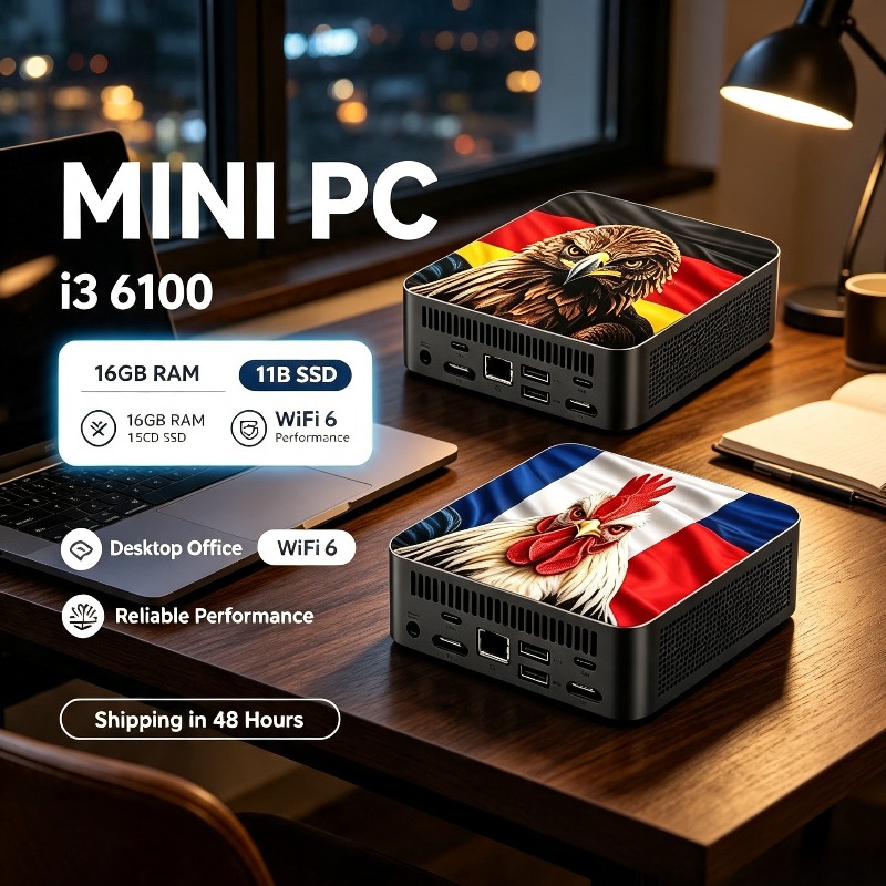 Pc Gaming I3 - جهاز كمبيوتر مكتبي صغير للألعاب من
