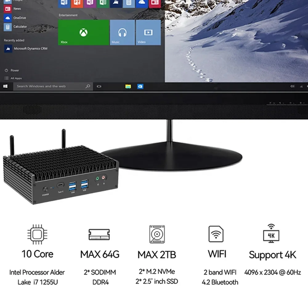 كمبيوتر ألعاب صغير بدون مروحة  - مراجعة Pc Gaming I3 وسعره
