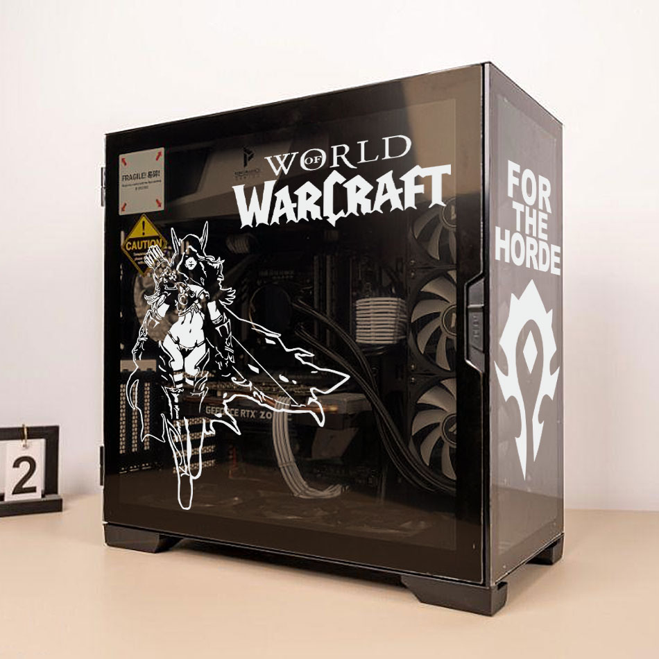 عالم من علب-ملصقات الفينيل لحا - مراجعة Pc Gaming World Of Warcraft وسعره