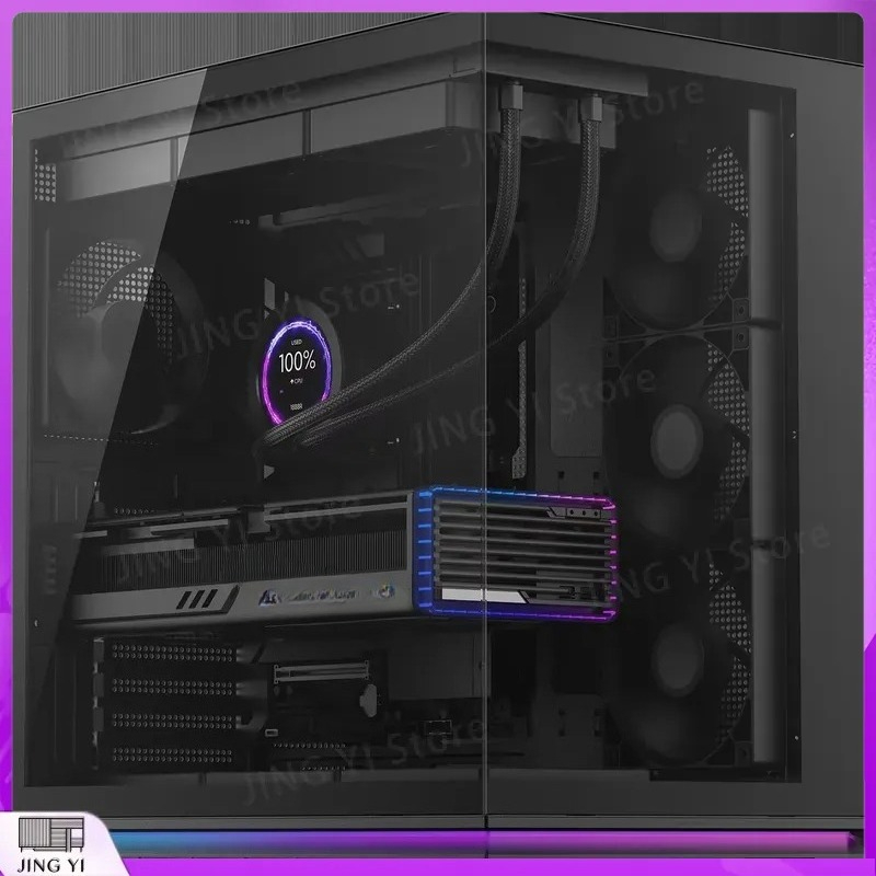 علبة كمبيوتر للألعاب ATX متوسط - مراجعة Pc Gaming Aquarium وسعره
