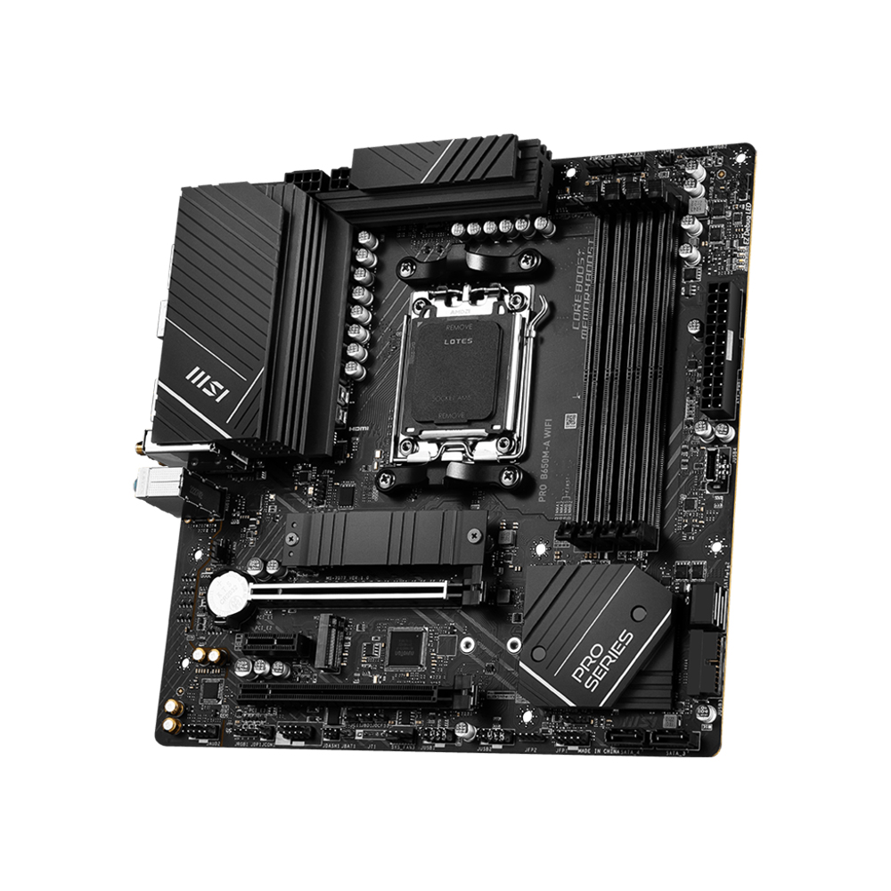 MSI PRO B650M-A WIFI اللوحة ال - مراجعة Pc Gaming Core I5 وسعره